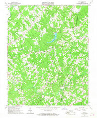 Java Virginia Historical topographic map, 1:24000 scale, 7.5 X 7.5 Minute, Year 1966