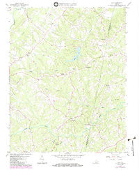 Java Virginia Historical topographic map, 1:24000 scale, 7.5 X 7.5 Minute, Year 1966