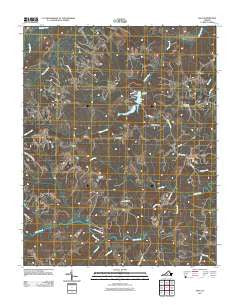 Java Virginia Historical topographic map, 1:24000 scale, 7.5 X 7.5 Minute, Year 2011