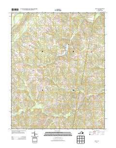 Java Virginia Historical topographic map, 1:24000 scale, 7.5 X 7.5 Minute, Year 2013