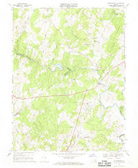 Jeffersonton Virginia Historical topographic map, 1:24000 scale, 7.5 X 7.5 Minute, Year 1966