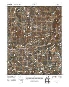 Jeffersonton Virginia Historical topographic map, 1:24000 scale, 7.5 X 7.5 Minute, Year 2010
