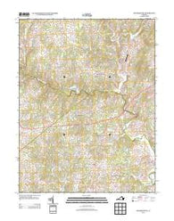 Jeffersonton Virginia Historical topographic map, 1:24000 scale, 7.5 X 7.5 Minute, Year 2013