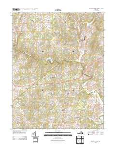 Jeffersonton Virginia Historical topographic map, 1:24000 scale, 7.5 X 7.5 Minute, Year 2013