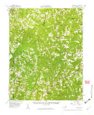 Jetersville Virginia Historical topographic map, 1:62500 scale, 15 X 15 Minute, Year 1958