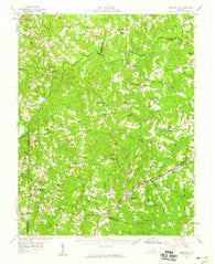 Jetersville Virginia Historical topographic map, 1:62500 scale, 15 X 15 Minute, Year 1958
