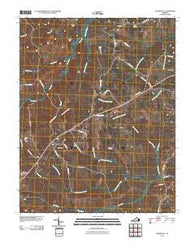 Jetersville Virginia Historical topographic map, 1:24000 scale, 7.5 X 7.5 Minute, Year 2010