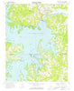 John H Kerr Dam Virginia Historical topographic map, 1:24000 scale, 7.5 X 7.5 Minute, Year 1968