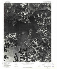 John H Kerr Dam Virginia Historical topographic map, 1:24000 scale, 7.5 X 7.5 Minute, Year 1977