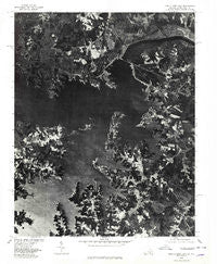 John H Kerr Dam Virginia Historical topographic map, 1:24000 scale, 7.5 X 7.5 Minute, Year 1977