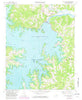 John H Kerr Dam Virginia Historical topographic map, 1:24000 scale, 7.5 X 7.5 Minute, Year 1968