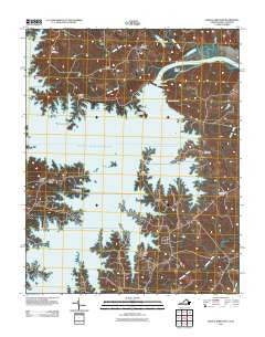 John H Kerr Dam Virginia Historical topographic map, 1:24000 scale, 7.5 X 7.5 Minute, Year 2011