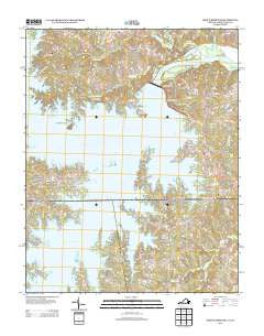 John H Kerr Dam Virginia Historical topographic map, 1:24000 scale, 7.5 X 7.5 Minute, Year 2013