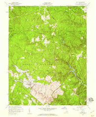 Joplin Virginia Historical topographic map, 1:24000 scale, 7.5 X 7.5 Minute, Year 1957