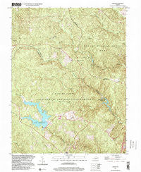 Joplin Virginia Historical topographic map, 1:24000 scale, 7.5 X 7.5 Minute, Year 1997
