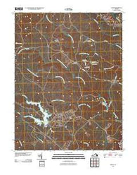 Joplin Virginia Historical topographic map, 1:24000 scale, 7.5 X 7.5 Minute, Year 2010