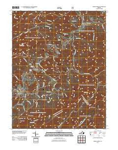 Jordan Mines Virginia Historical topographic map, 1:24000 scale, 7.5 X 7.5 Minute, Year 2011
