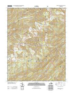 Jordan Mines Virginia Historical topographic map, 1:24000 scale, 7.5 X 7.5 Minute, Year 2013