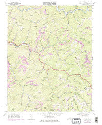 Keen Mountain Virginia Historical topographic map, 1:24000 scale, 7.5 X 7.5 Minute, Year 1968