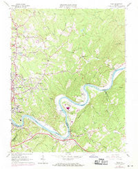Kelly Virginia Historical topographic map, 1:24000 scale, 7.5 X 7.5 Minute, Year 1963
