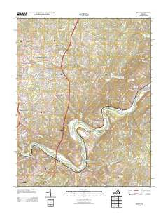 Kelly Virginia Historical topographic map, 1:24000 scale, 7.5 X 7.5 Minute, Year 2013