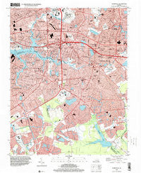 Kempsville Virginia Historical topographic map, 1:24000 scale, 7.5 X 7.5 Minute, Year 1994