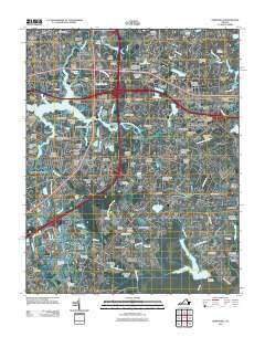 Kempsville Virginia Historical topographic map, 1:24000 scale, 7.5 X 7.5 Minute, Year 2011