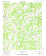 Kenbridge East Virginia Historical topographic map, 1:24000 scale, 7.5 X 7.5 Minute, Year 1966