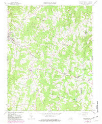 Kenbridge East Virginia Historical topographic map, 1:24000 scale, 7.5 X 7.5 Minute, Year 1966
