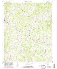 Kenbridge East Virginia Historical topographic map, 1:24000 scale, 7.5 X 7.5 Minute, Year 1966