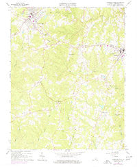 Kenbridge West Virginia Historical topographic map, 1:24000 scale, 7.5 X 7.5 Minute, Year 1966
