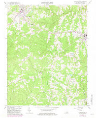 Kenbridge West Virginia Historical topographic map, 1:24000 scale, 7.5 X 7.5 Minute, Year 1966