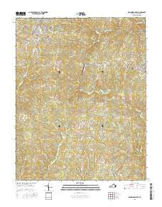 Kenbridge West Virginia Current topographic map, 1:24000 scale, 7.5 X 7.5 Minute, Year 2016