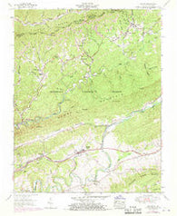 Keokee Virginia Historical topographic map, 1:24000 scale, 7.5 X 7.5 Minute, Year 1955