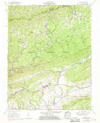 Keokee Virginia Historical topographic map, 1:24000 scale, 7.5 X 7.5 Minute, Year 1955
