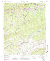 Keokee Virginia Historical topographic map, 1:24000 scale, 7.5 X 7.5 Minute, Year 1955