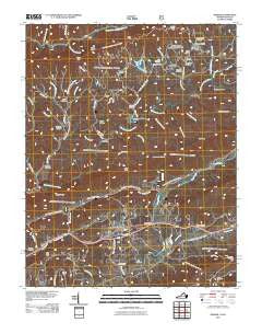 Keokee Virginia Historical topographic map, 1:24000 scale, 7.5 X 7.5 Minute, Year 2011