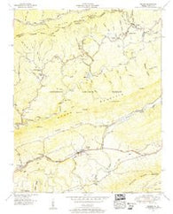 Keokee Virginia Historical topographic map, 1:24000 scale, 7.5 X 7.5 Minute, Year 1955