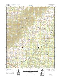 Keswick Virginia Historical topographic map, 1:24000 scale, 7.5 X 7.5 Minute, Year 2013