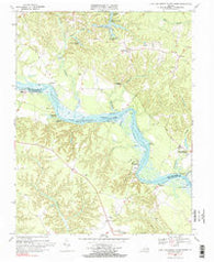 King And Queen Court House Virginia Historical topographic map, 1:24000 scale, 7.5 X 7.5 Minute, Year 1968