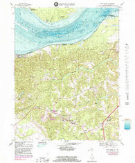 King George Virginia Historical topographic map, 1:24000 scale, 7.5 X 7.5 Minute, Year 1968