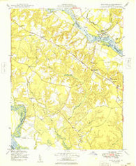 King William Virginia Historical topographic map, 1:24000 scale, 7.5 X 7.5 Minute, Year 1949