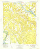 King William Virginia Historical topographic map, 1:24000 scale, 7.5 X 7.5 Minute, Year 1949