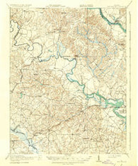 King William Virginia Historical topographic map, 1:62500 scale, 15 X 15 Minute, Year 1920