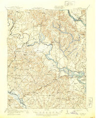 King William Virginia Historical topographic map, 1:62500 scale, 15 X 15 Minute, Year 1920