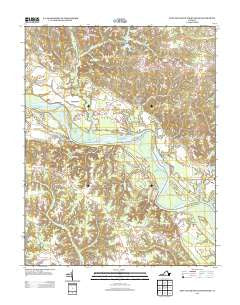 King And Queen Court House Virginia Historical topographic map, 1:24000 scale, 7.5 X 7.5 Minute, Year 2013