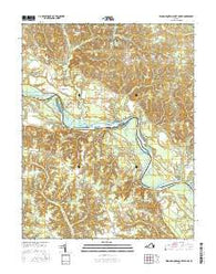 King And Queen Court House Virginia Current topographic map, 1:24000 scale, 7.5 X 7.5 Minute, Year 2016