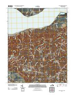 King George Virginia Historical topographic map, 1:24000 scale, 7.5 X 7.5 Minute, Year 2011