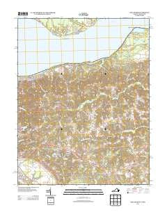 King George Virginia Historical topographic map, 1:24000 scale, 7.5 X 7.5 Minute, Year 2013