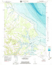 Kinsale Virginia Historical topographic map, 1:24000 scale, 7.5 X 7.5 Minute, Year 1968